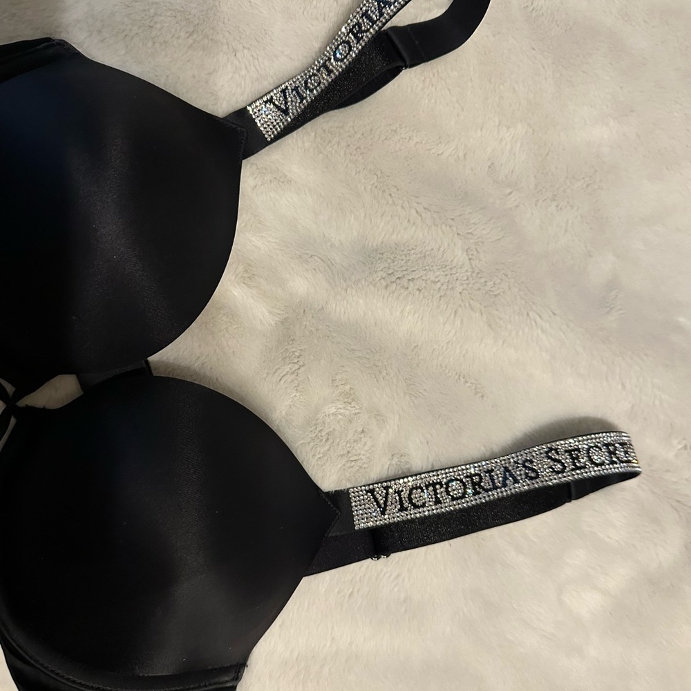 Bombshell Logo Shine Strap Add-2-Cups Push-Up Bra